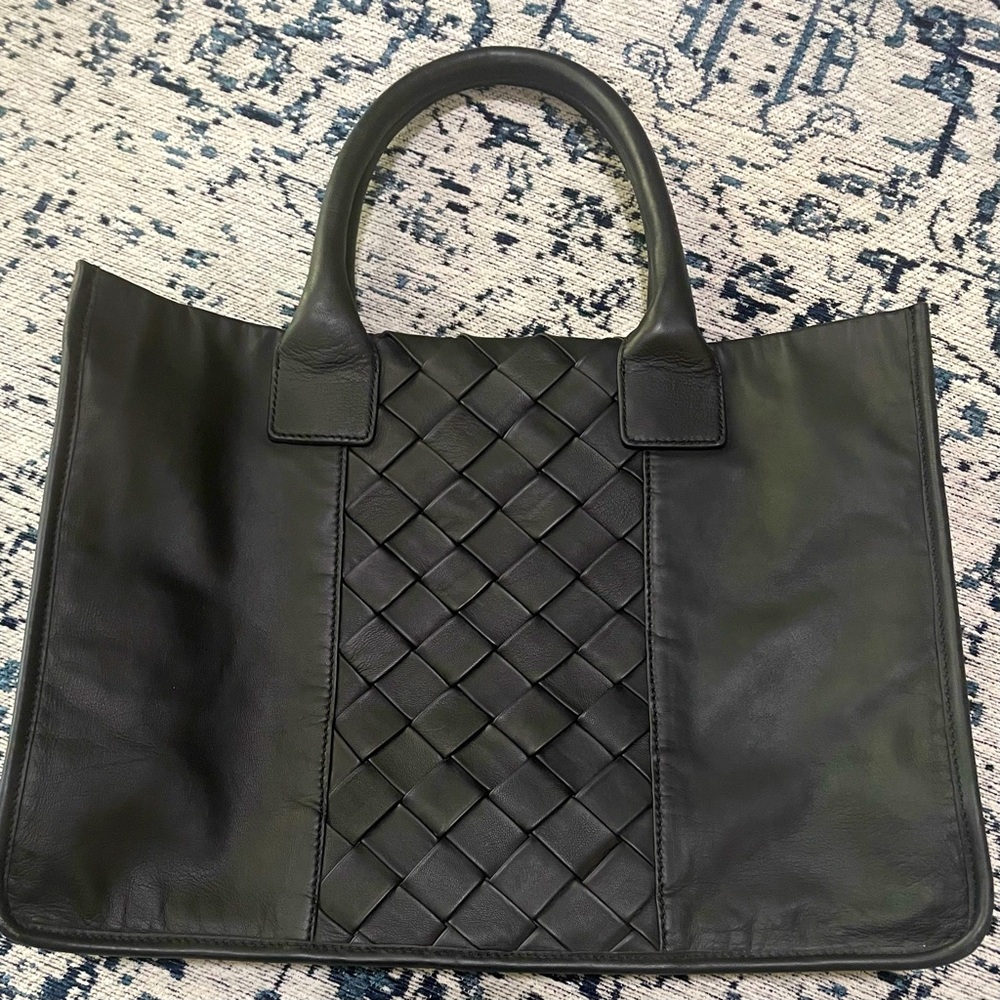 Vince Camuto Leather Tote Bag with the Original Dust Bag